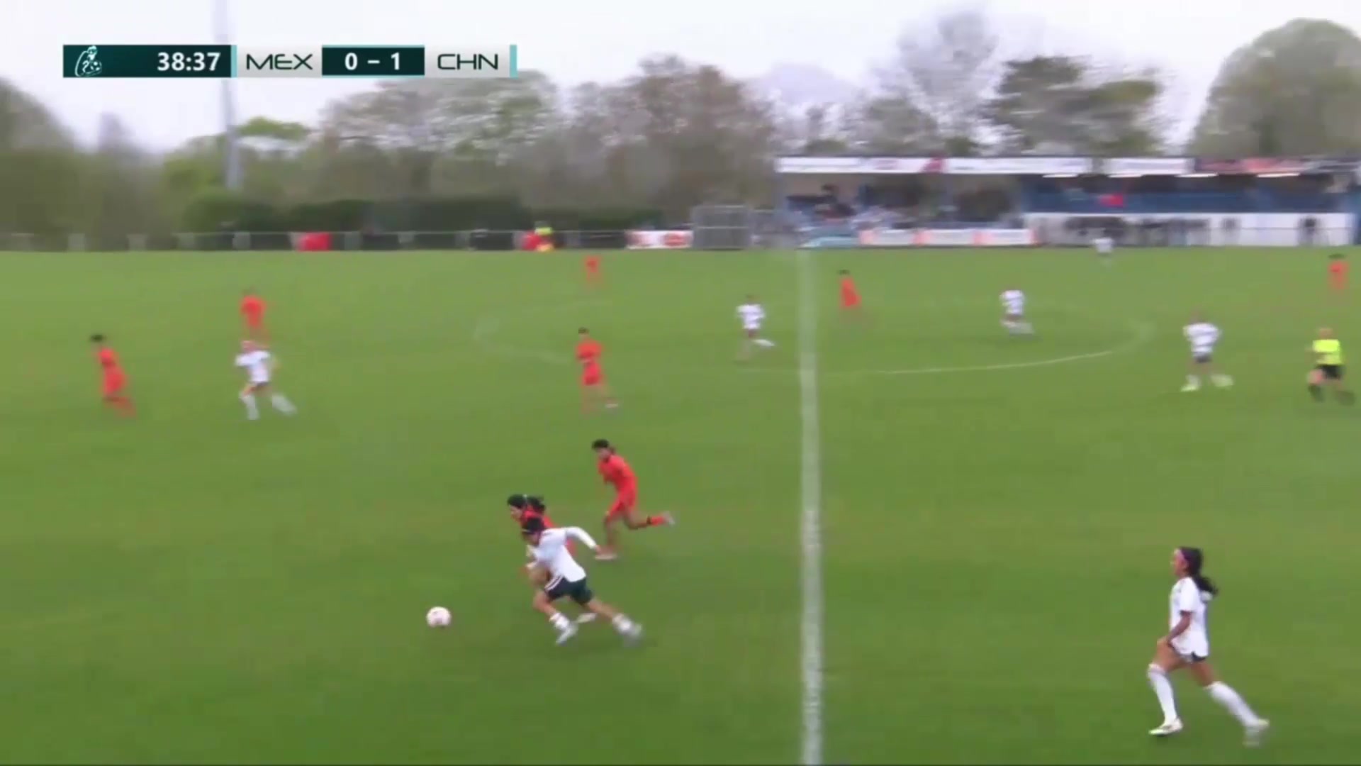 十人中国U16女足1-1遭